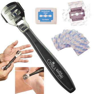 Camila Solingen CS22 Callus Hard Skin Remover & Spare Blades (10 Pack)