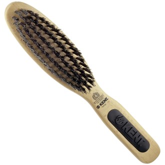 Kent PF05 Natural Shine Narrow Grooming Pure Bristle Hair Brush