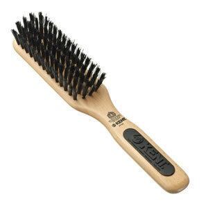 Kent PF06 Narrow Grooming Styling Pure Bristle Hair Brush.