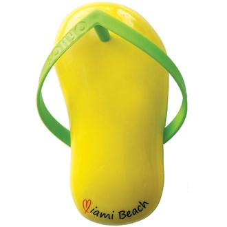 Sohyo B131 MB Green Sun Shampoo / Detangler Hair Brush Miami Beach