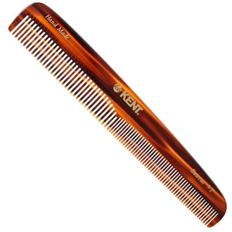 Kent 3T Large Handmade Hair Dressing Comb Coarse and Fine Tooth Sawcut