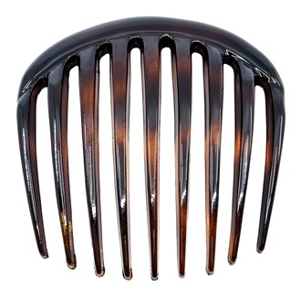 Camila Paris CP2431 Small Decorative Round Hair Side Comb. Made in France
