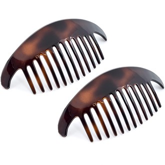 Camila Paris CP2430-2 Tortoise Shell French Hair Side Comb Interlocking