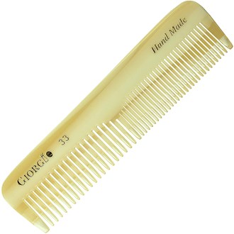 Giorgio G33 4.45 Inch Coarse / Fine Hair, Beard, Mustache Pocket Comb