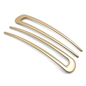 Camila Paris CPH09 2 Pack Gold Metal Chignon Hair Twist Sticks Pins 4