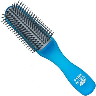 Kent AHGLO01 Aqua Airhedz Glo Half-Radial 9 Row Hair Brush