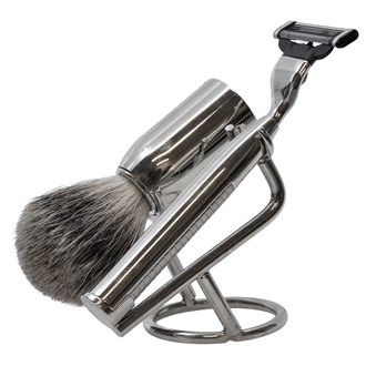 BB16 Italian Chrome Shaving Set
