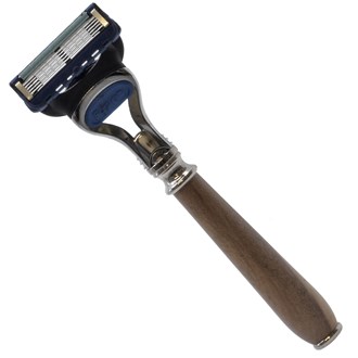 BB23 Italian Wood Resin Fusion5-Compatible Razor