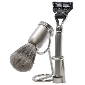 BB59 Italian Chrome Shaving Set