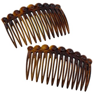 Camila Paris CP33-2 Tortoise Shell French Hair Side Comb for Women