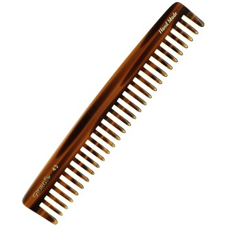 Giorgio G43 Handmade Wide Tooth Comb Detangle Saw Cut, Hand Polished