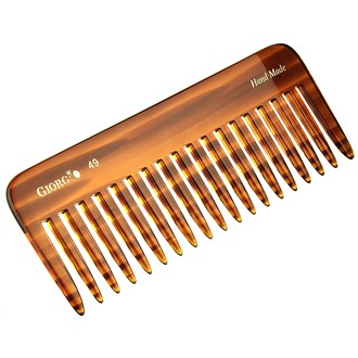 Giorgio G49 Large Hair Detangle Comb, Wide Tooth for Curly Wavy Hair