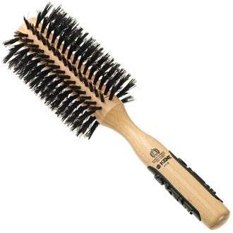 Kent PF03 60mm Round Curling Hair Brush with Hard Natural Boar Bristle