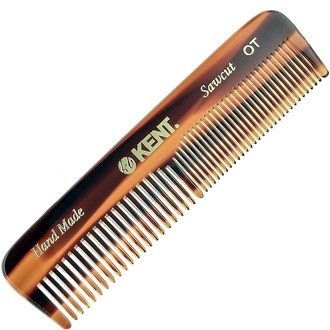 Kent OT 4.5 Inch Small Men Hand-Made Pocket Comb Coarse / Fine. Sawcut