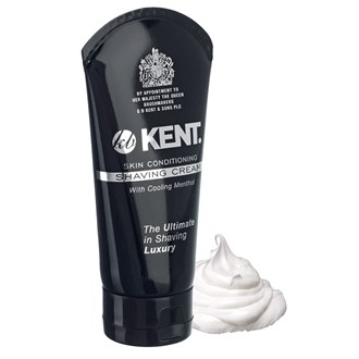 Kent SCT1 75ml Shave Cream. Luxury Travel Shaving with Cooling Menthol