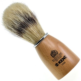 Kent VS80 Natural Badger Bristle Shaving Brush